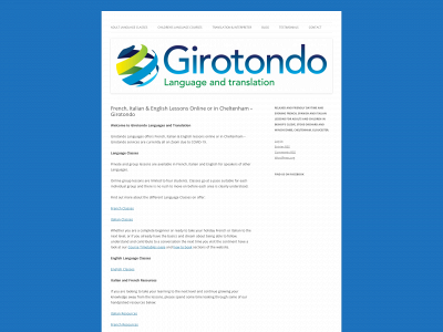 girotondo.co.uk snapshot