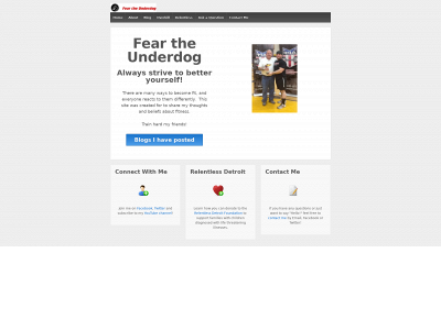feartheunderdog.com snapshot