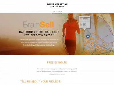 estimate.brainsellservices.com snapshot