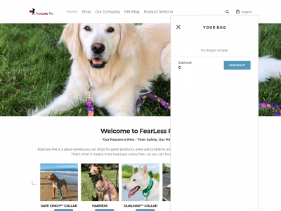 www.fearlesspet.com snapshot