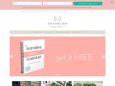 thelovelylane.com snapshot