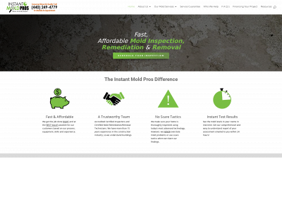 instantmoldpros.com snapshot