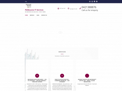 melbourneitservices.com.au snapshot