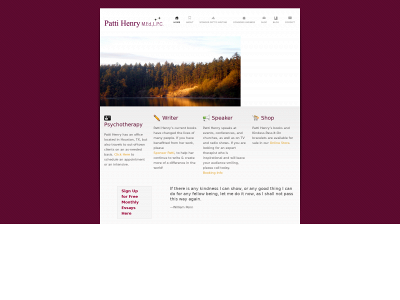 patti-henry.com snapshot