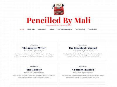 pencilledbymali.com snapshot