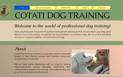 www.cotatidogtraining.com snapshot