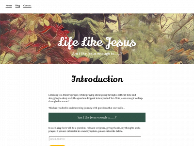 lifelikejesus.com snapshot