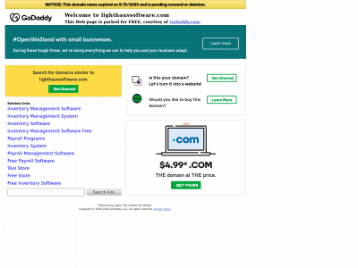 lighthaussoftware.com snapshot