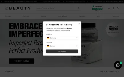 thisisbeauty.com snapshot