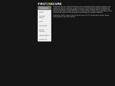 first2secure.com snapshot