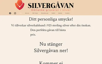 silvergavan.se snapshot