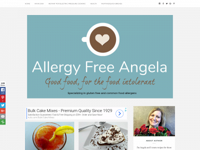 allergyfreeangela.com snapshot