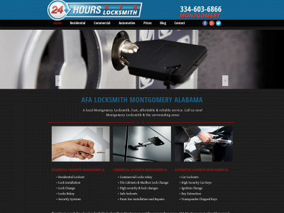afalocksmith-montgomery.com snapshot