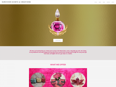 www.survivorscents.com snapshot
