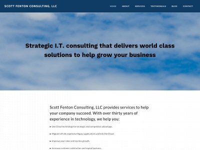 sfentonconsulting.com snapshot