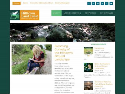 hilltownlandtrust.org snapshot