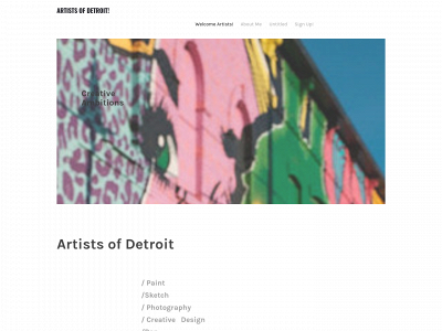 artistsofdetroit.weebly.com snapshot