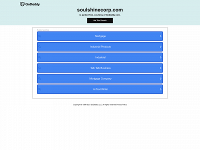 soulshinecorp.com snapshot