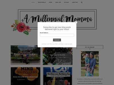 amillennialmommablog.com snapshot