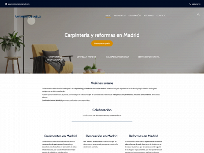 www.pavimentosmelo.es snapshot