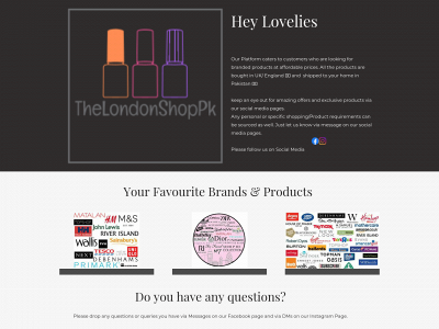 thelondonshoppk.com snapshot