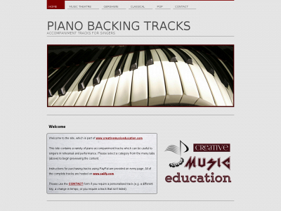pianobackingtracks.co.uk snapshot
