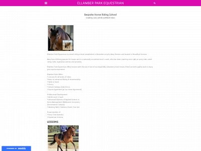 ellamberparkequestrian.weebly.com snapshot