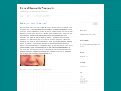 perioraldermatitistreatments.com snapshot