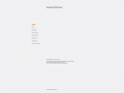 hummelmichael.com snapshot
