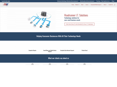 roadrunneritsolutions.com snapshot