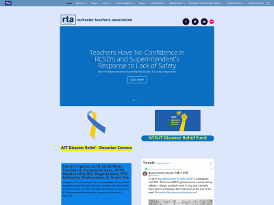rochesterteachers.org snapshot