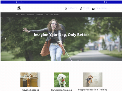 www.imaginedogtraining.com snapshot