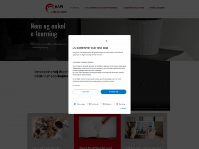 video2learn.dk snapshot