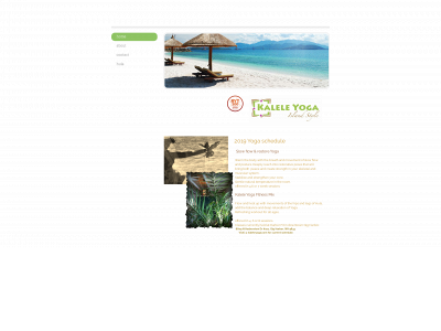 kaleleyoga.com snapshot