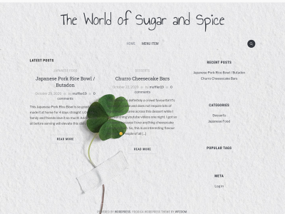 theworldofsugarandspice.com snapshot