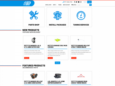 pettys-garage.com snapshot