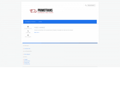 primotrans.be snapshot