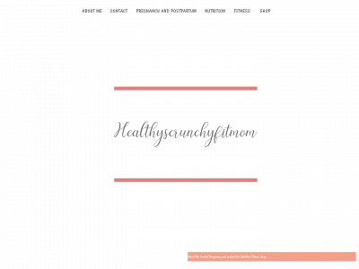 healthyscrunchyfitmom.com snapshot