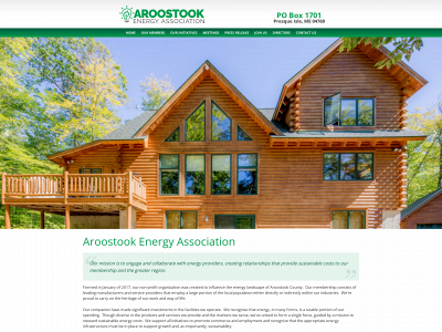 aroostookenergy.org snapshot