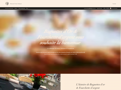 baguettesdoretfourchettedargent.be snapshot