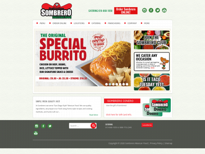 sombreromex.com snapshot