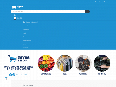 savarshop.com snapshot