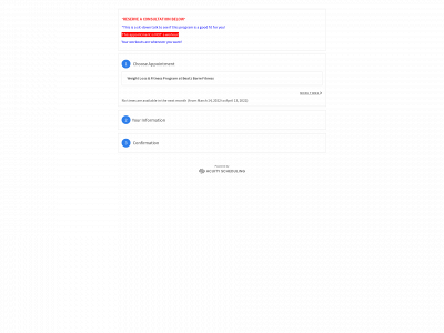 myfitnessprogramconsultation.com snapshot