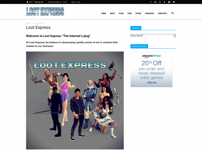 lootexpress.com snapshot