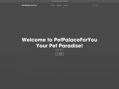 petpalaceforyou.com snapshot