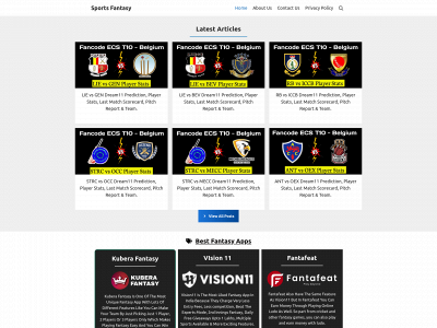 sports-fantasy.in snapshot