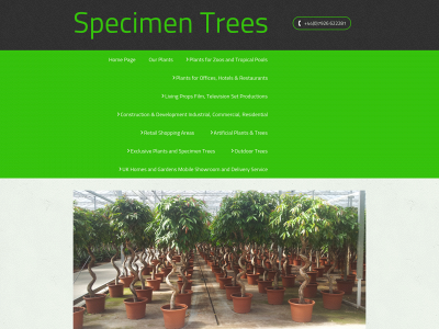 specimentrees.london snapshot