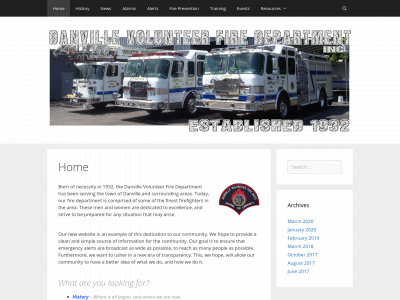danvillevfd.com snapshot