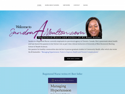 sandraamoulton.com snapshot