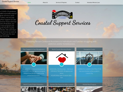 coastalsupportservices.org snapshot